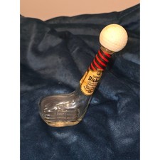 George Dickel Tennessee Whisky Miniature Bottle / Mini Decanter with Leather Wrap