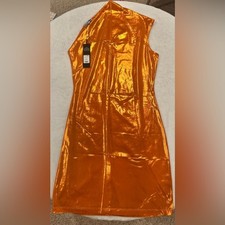Fashion Nova Metallic Pink Faux Leather Mini Skirt, Size 1X — listing 5