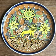 Vintage Mexican Tonala Redware Pottery Bud Vase with Hand-Painted Floral Design — listing 2