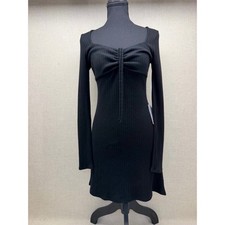 Lush Black Scoop-Neck Short-Sleeve Dress — listing 3
