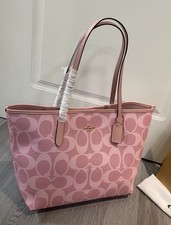 Coach City Tote in Signature Canvas with Butterfly Print — listing 6