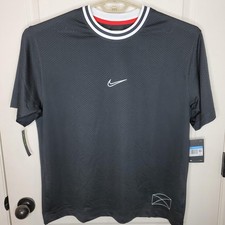 Nike Dri-FIT Mesh Athletic T-Shirt, White