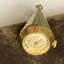 Caravelle Vintage Pendant Watch with Sunburst Textured Gold-Tone Case — listing 2