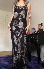 Adrianna Papell Red Beaded-Waist Sleeveless Tulle Evening Gown