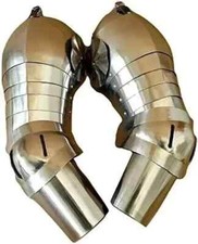 Fantasy Steel Pauldron & Gorget Shoulder Armor Set (LARP/Cosplay) — listing 6