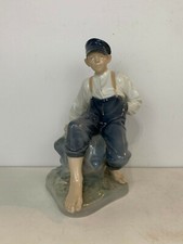Lladro-Style Porcelain Shepherd Boy Figurine — listing 6