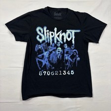 Slipknot Nonagram Star Logo Black Band T-Shirt, Size Medium — listing 6
