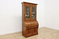 Antique Victorian Eastlake Walnut Writing Desk with Gallery Back and Slant Panel — listing 5