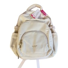 Isaac Mizrahi New York Backpack with Insulated Pocket, Gray Nylon — listing 4