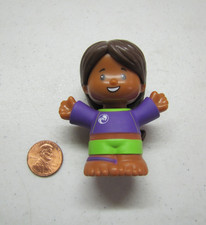 Vintage Ceramic African American Girl Figurine Hugging Teddy Bear — listing 2