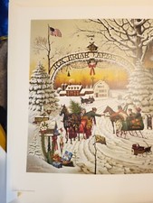 Charles Wysocki "Fox Briar Farms Inn" Signed & Numbered Limited Edition Print, Framed