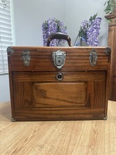 Antique Union Chest Corp. Oak Machinist Tool Chest with 7 Drawers — listing 5