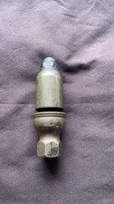Antique Vertical Toy Steam Engine with Brass Whistle and Flywheel — listing 2