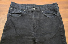 Levi's Blue Denim Jeans with Black Leather Patch and Gold Tab — listing 5