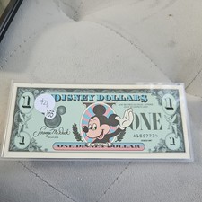 1987 Disney Dollars Series A $1 and $5 Set (Backs, First Series) — listing 6