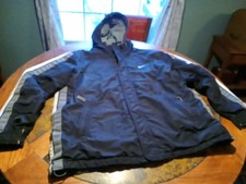 Nike Men's Insulated Hooded Winter Jacket with Fleece-Lined Hood, Size M — listing 5