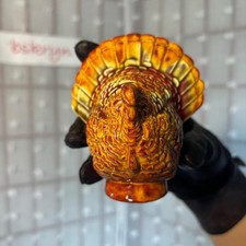 Vintage Ceramic Turkey Figurine with Fanned Tail — listing 5