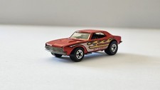 Lot of 3 Vintage Hot Wheels Diecast Cars - '57 Chevy with Flames, Porsche 911 (P-911), and Getty Promo Hot Rod