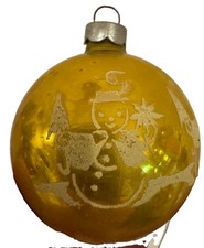 Christopher Radko Shiny Brite Snowman Light Set - 10 Figural Snowman Lamps — listing 6