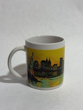 Brooklyn Landmarks Illustrated Ceramic Cup (Brooklyn Bridge, DUMBO, Botanic Garden) Yes - there's a printed brand/studio nam — listing 3
