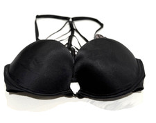 Victoria's Secret Bombshell Push-Up Bra Black Lace 34C — listing 3