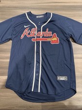 Nike Atlanta Braves Ronald Acuña Jr. #13 Red Alternate Replica Jersey, Size L — listing 4