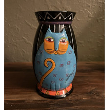 Laurel Burch for Ganz Ceramic Cat Salt and Pepper Shaker Set (Item BC8022)