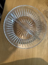 Princess House Highlights Crystal Divided Relish Dish — listing 6