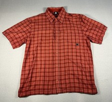 Vintage 1990s Nike Golf All-Over Plaid Print Polo Shirt, Navy/White, Size XL