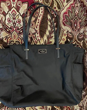 Kate Spade New York Black Nylon Tote Bag with Leather Trim — listing 5
