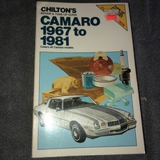 Chilton's Repair & Tune-Up Guide: Camaro 1967 to 1981 — listing 4