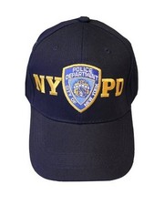 NYPD Official Logo Navy Blue Baseball Cap with Police Department Shield — listing 6