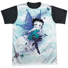 Betty Boop Butterfly Fairy Hanging Ornament in Pink Dress with Iridescent Wings — listing 4
