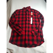 St. John's Bay Men's Blue Plaid Long-Sleeve Button-Up Shirt — listing 2