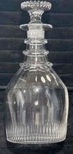 Cut Glass Decanter or Perfume Bottle Stopper with Mushroom Finial — listing 6
