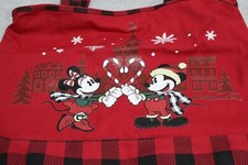 Disney Parks Mickey Mouse Ornament Holiday Christmas Canvas Tote Bag — listing 2