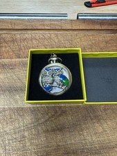 pocket chain Vintage-Style Quartz Pocket Watch with Floral Engraved Case and Chain — listing 6