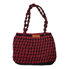 Handmade Crocheted Cotton Cord Tote Bag with Double Handles, listing 2