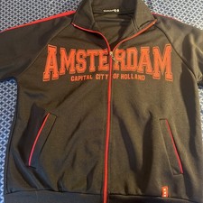 Amsterdam University Souvenir Tourist Pullover Hoodie, Heather Grey — listing 2