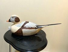 Vintage Hand-Carved Wooden Mallard Drake Duck Decoy No marks at all — listing 3