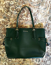 Michael Kors Saffiano Leather Tote Bag in Merlot with Gold Hardware Jet Set Travel — listing 6