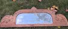 Victorian oak washstand Antique Oak Washstand with Arched Mirror & Cabinet Base — listing 3