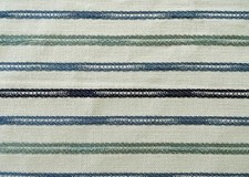 Indoor/Outdoor Upholstery Fabric Black with White Stripe Pattern - 78" x 54" — listing 6