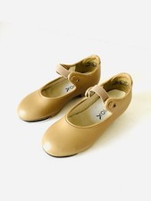 Capezio Mary Jane 3800 Tele Tone Tap Shoes, Caramel/Light Tan, Women's Size 6 M — listing 4