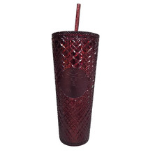 Starbucks 2023 Holiday Stainless Steel Tumbler 24 oz, Ornaments & Fireworks Design