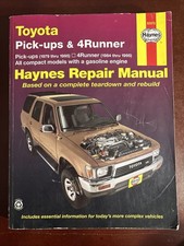Haynes Repair Manual 92075 Toyota Pick-ups 1979-1995 & 4Runner 1984-1995 — listing 3