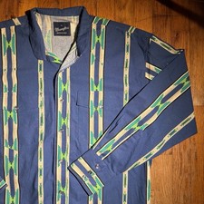 Wrangler Western Shirt Men's Brown Plaid Flannel Pearl Snap Long Sleeve XL — listing 3