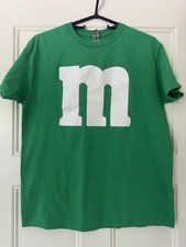 Yellow M&M Costume T-Shirt, Gildan Heavy Cotton, Women's Medium