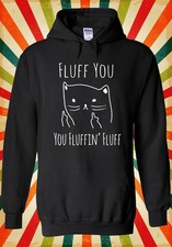 Funny Cat Graphic Lightweight Hoodie, Mauve Heather, "I Do What I Want", Cat-Ear Hood L/XL — listing 6