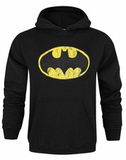 Batman Logo Two-Tone Pullover Performance Hoodie Small